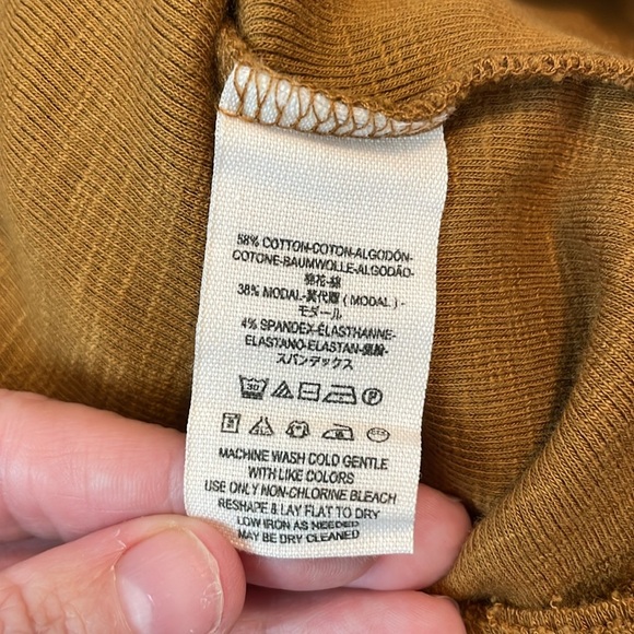 Free People Ribbed Lace Up Tank L - Picture 7 of 7